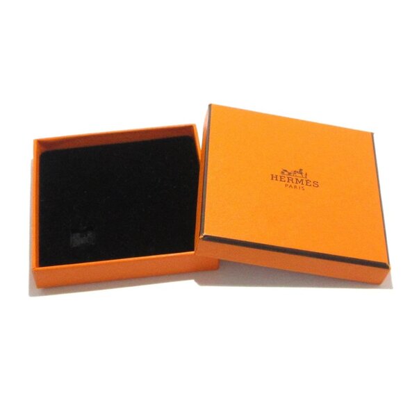 Auth HERMES Cage d'H - Gold White Hardware Necklace - Picture 5 of 9